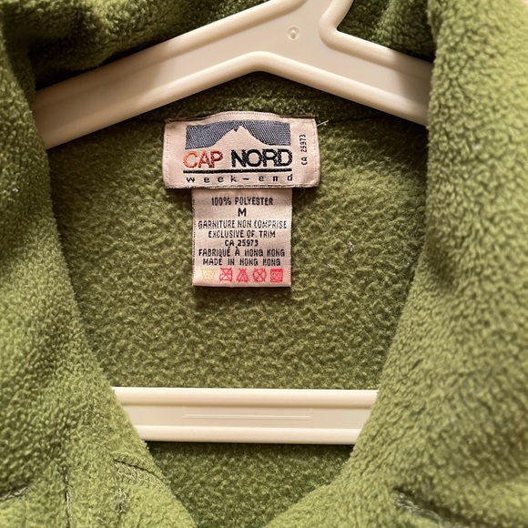 Vintage green apple fleece shacket - Picture 5 of 6